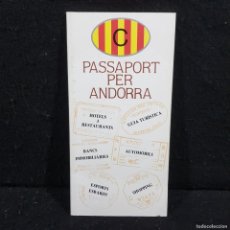 Libros de segunda mano: PASSAPORT PER ANDORRA - HOTELS I RESTAURANTS, GUIA TURÍSTRICA, AUTOMÒBILS, SHOPPING / 322