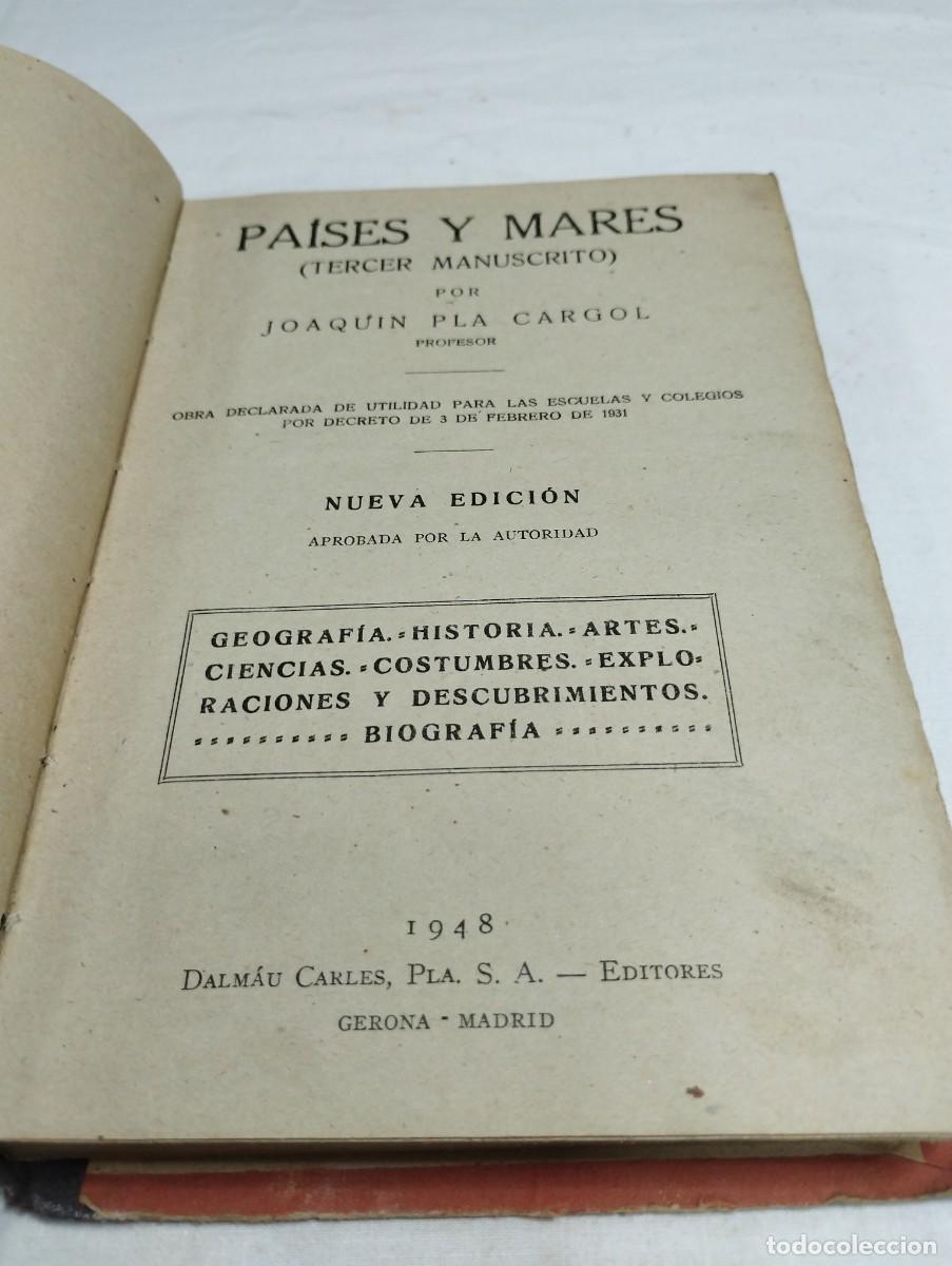 Libros de segunda mano: Pa&iacute;ses y mares. Joaqu&iacute;n Pla, 1948 - Foto 2