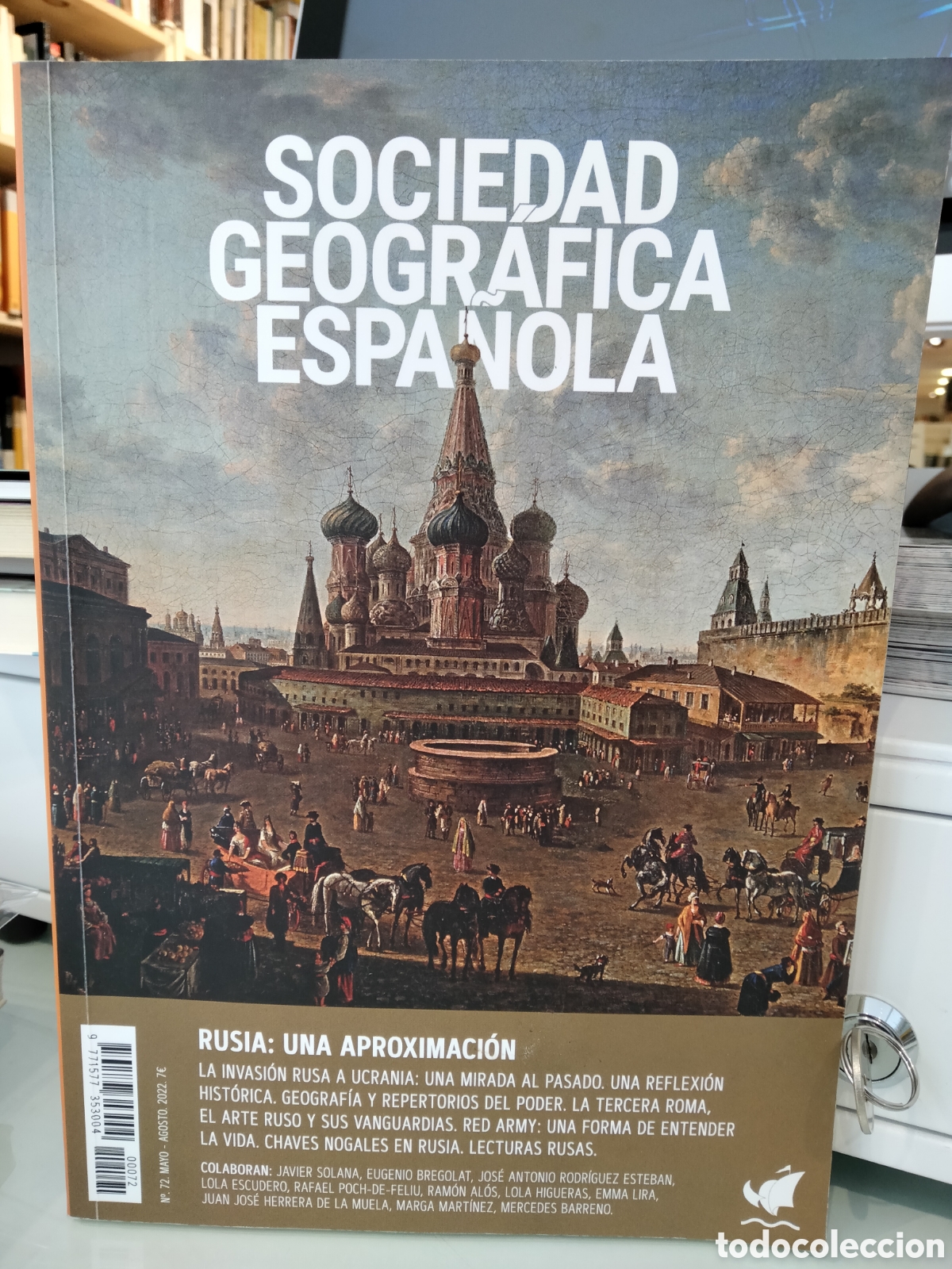 Gebrauchte B&uuml;cher: Sociedad geograf&iacute;a espa&ntilde;ola Revista N&deg;72 Mayo 2022