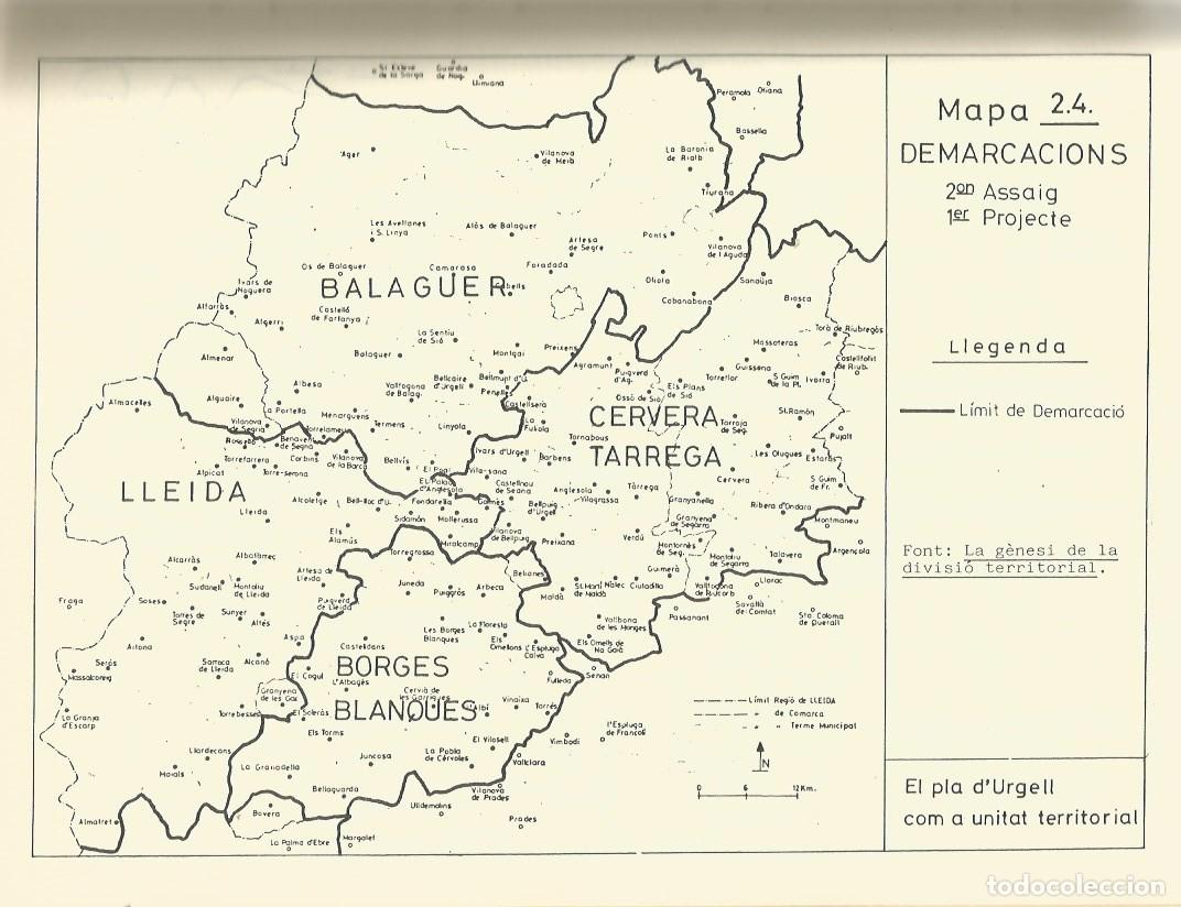 Libros de segunda mano: EL PLA DURGELL COM A UNITAT TERRITORIAL - Foto 3