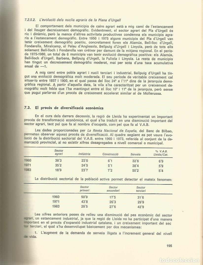 Libros de segunda mano: EL PLA DURGELL COM A UNITAT TERRITORIAL - Foto 5