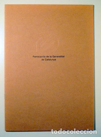 Libri di seconda mano: FERROCARRILS DE LA GENERALITAT DE CATALUNYA - Barcelona s/f - Ilustrado
