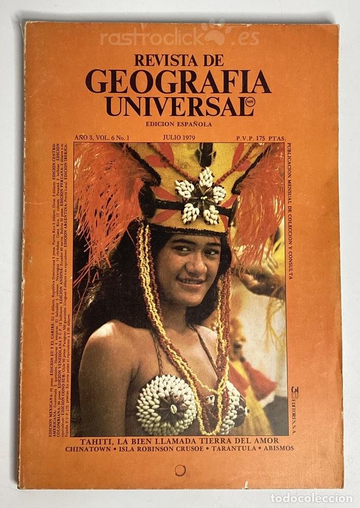 Libros de segunda mano: Revista de Geograf&iacute;a Universal VOL. 6 N&ordm; 1 Julio 1979