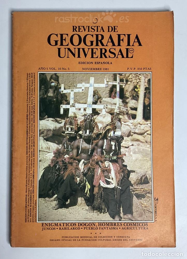 Libros de segunda mano: Revista de Geograf&iacute;a Universal VOL. 10 N&ordm; 5 Noviembre 1981