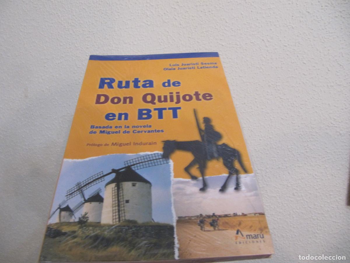 Libros de segunda mano: RUTA DE DON QUIJOTE EN BTT PRECINTADO