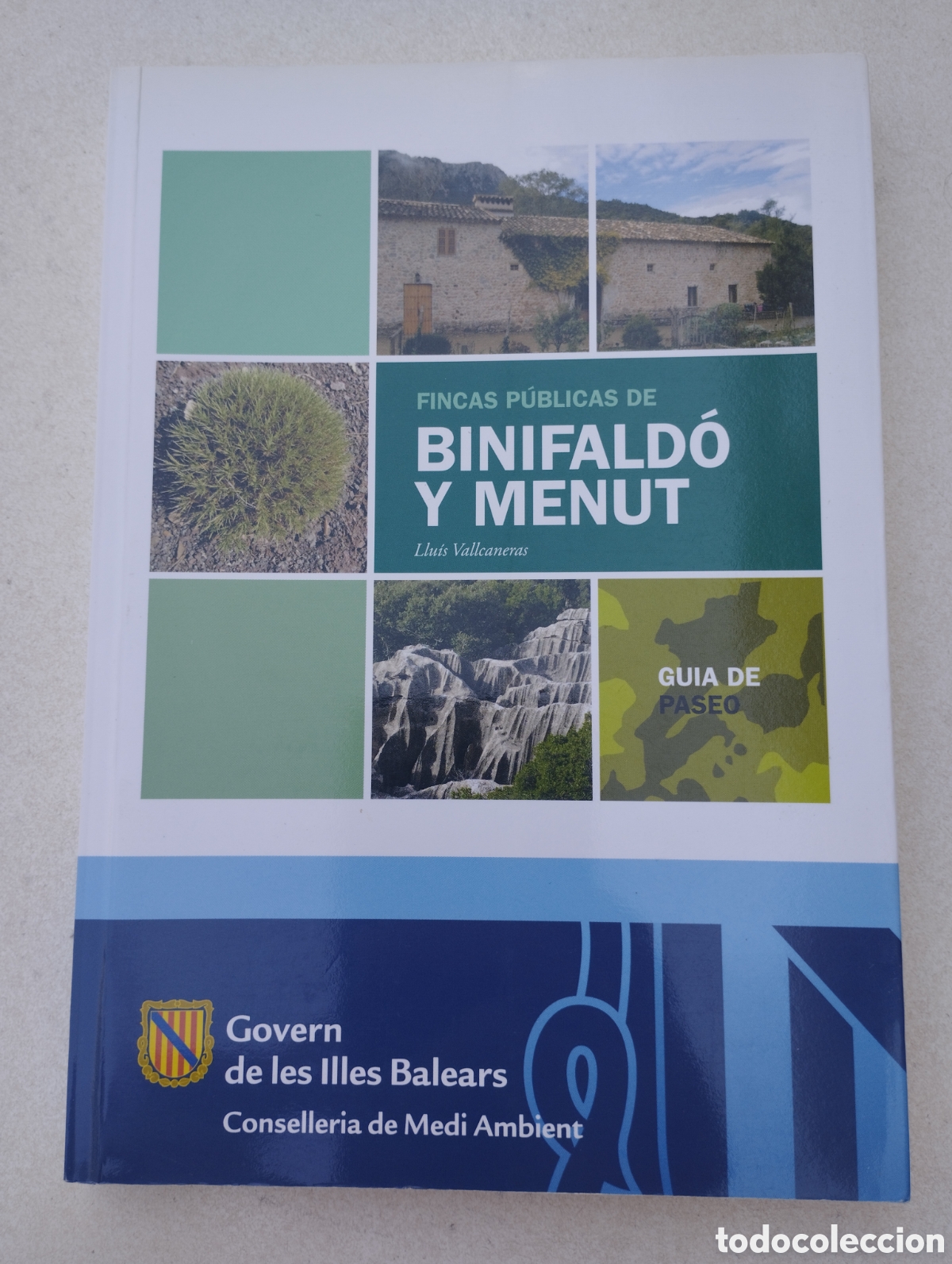 Libros de segunda mano: FINCAS P&Uacute;BLICAS DE BINIFALD&Oacute; Y MENUT. GU&Iacute;A DE PASEO (LLU&Iacute;S VALLCANERAS)
