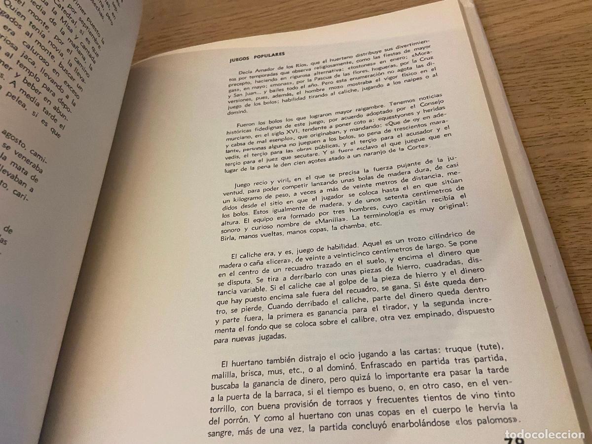 Libros de segunda mano: LIBRO DE LA HUERTA / MURCIA / 1973 / - Foto 7