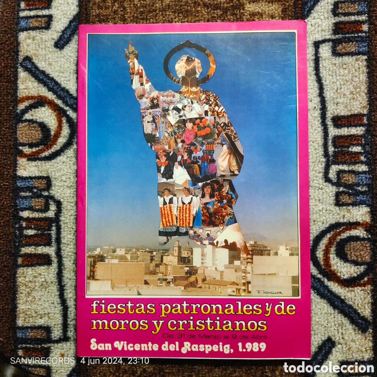 Gebrauchte B&uuml;cher: FIESTAS PATRONALES Y DE MOROS Y CRISTIANOS, SAN VICENTE DEL RASPEIG 1989