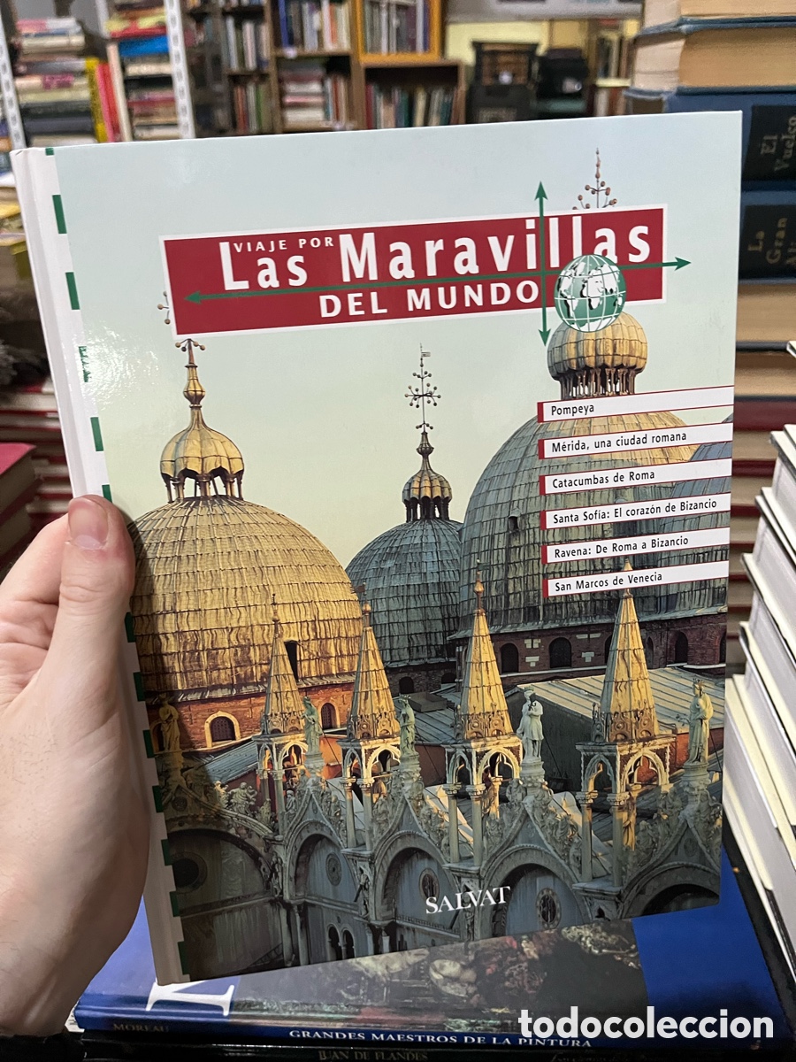 Libros de segunda mano: Viaje por Las Maravillas DEL MUNDO Pompeya M&eacute;rida, una ciudad romana Catacumbas de Roma