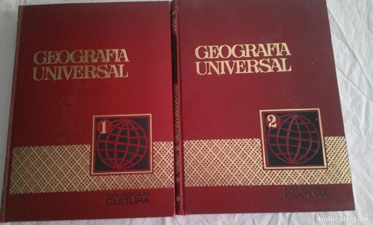 Libros de segunda mano: LIBRO E14 * GEOGRAFIA UNIBERSAL COLECCION CULTURA 2 TOMOS