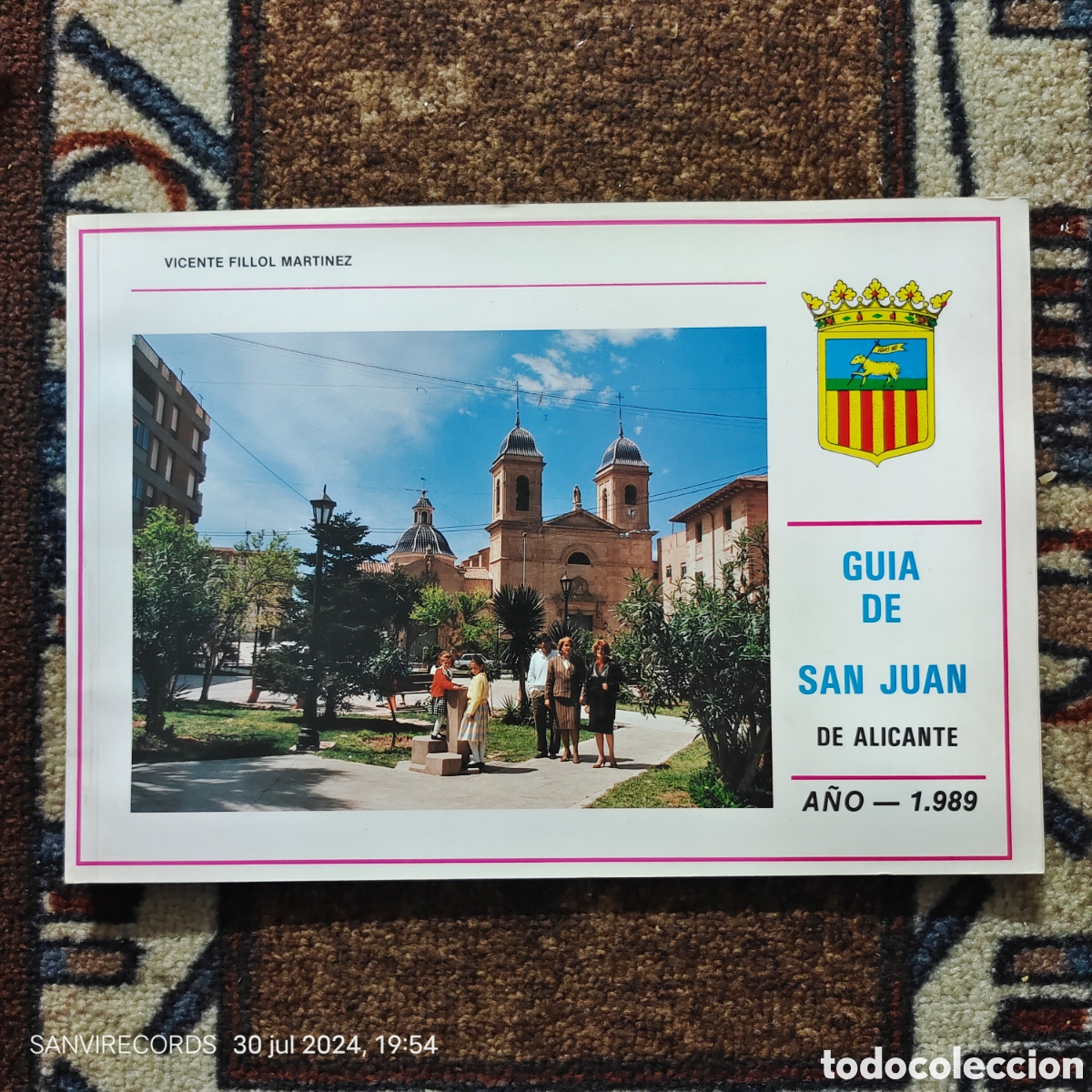Livres d'occasion: GU&Iacute;A DE SAN JUAN DE ALICANTE, A&Ntilde;O 1989 (VICENTE FILLOL MART&Iacute;NEZ)