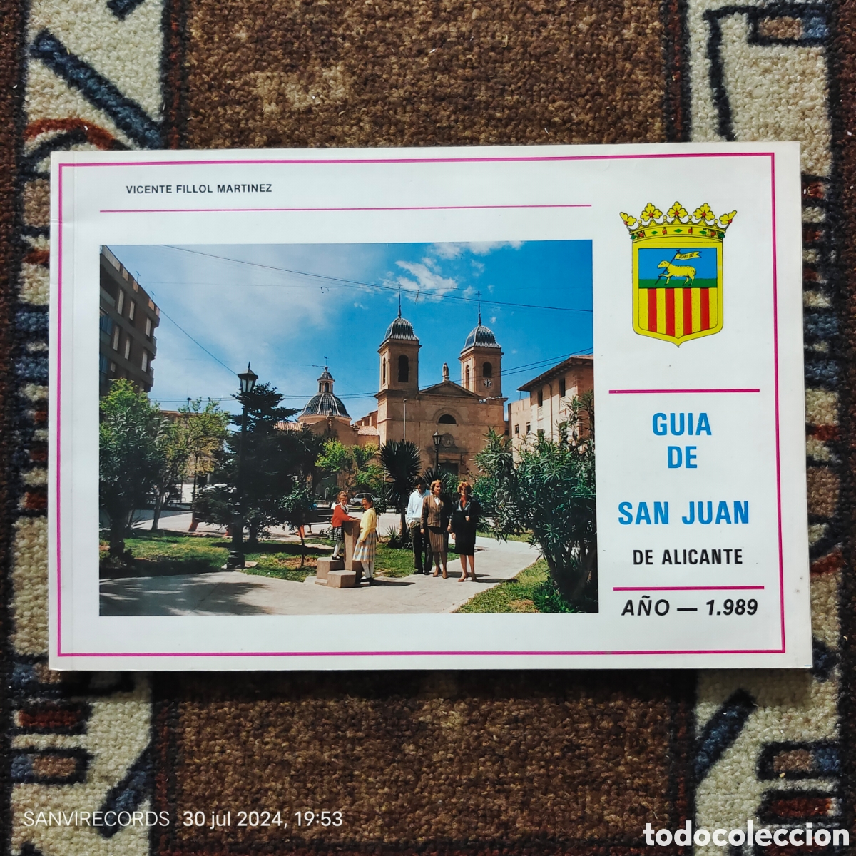 Livres d'occasion: GU&Iacute;A DE SAN JUAN DE ALICANTE, A&Ntilde;O 1989 (VICENTE FILLOL MART&Iacute;NEZ)