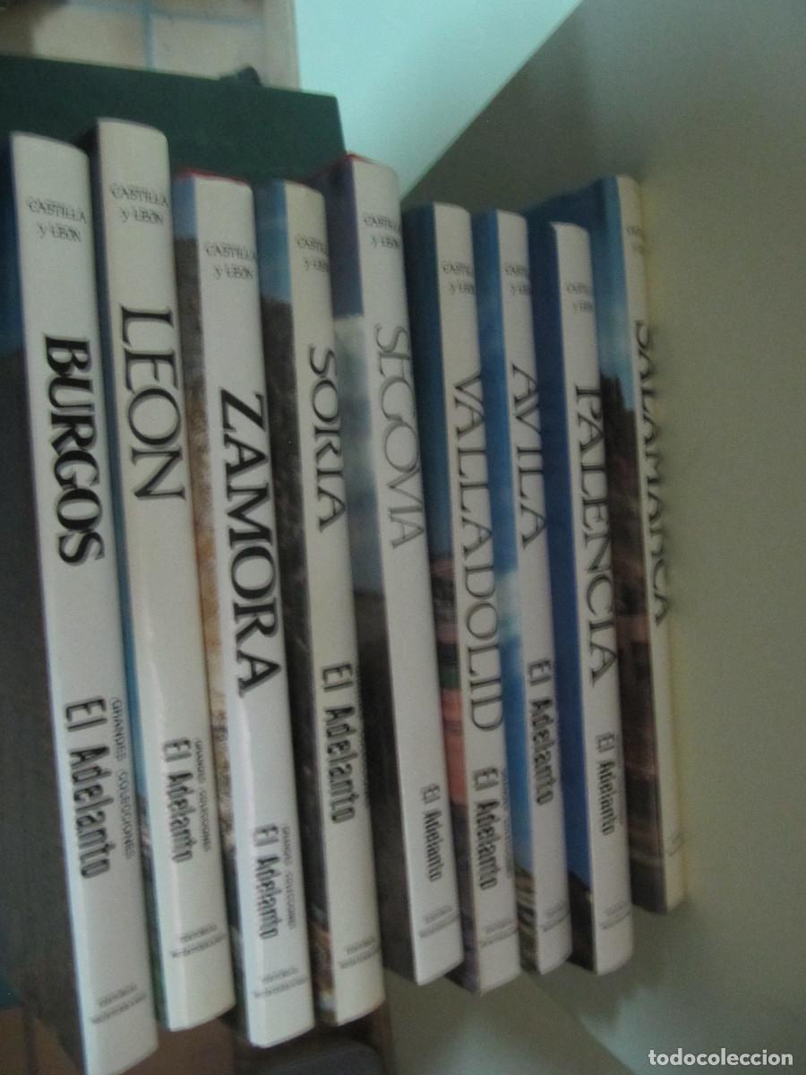 Second hand books: COLECCION COMPLETA CASTILLA Y LEON EDITORIAL MEDITERRANEO EL ADELANTO 9 TOMOS