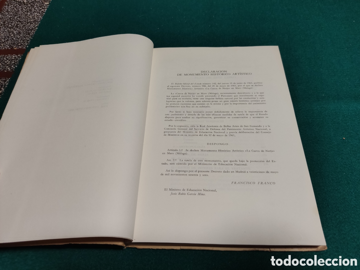Libros de segunda mano: Libro La cueva de Nerja 1971 - Foto 3