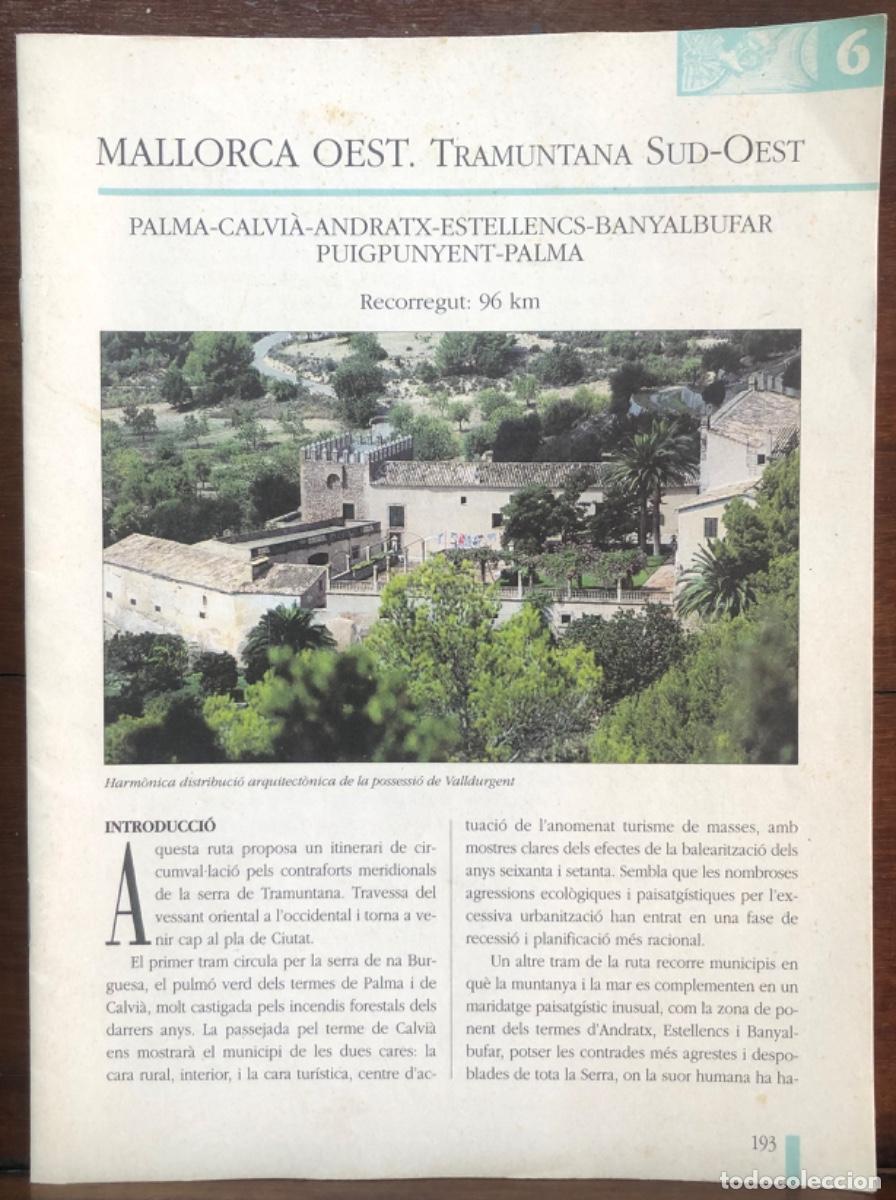 Libros de segunda mano: MALLORCA OEST: Tramuntana Sud-Oest - Palma, Calvi&agrave;, Andratx, Estellencs, Banyalbufar, Puigpunyent, P