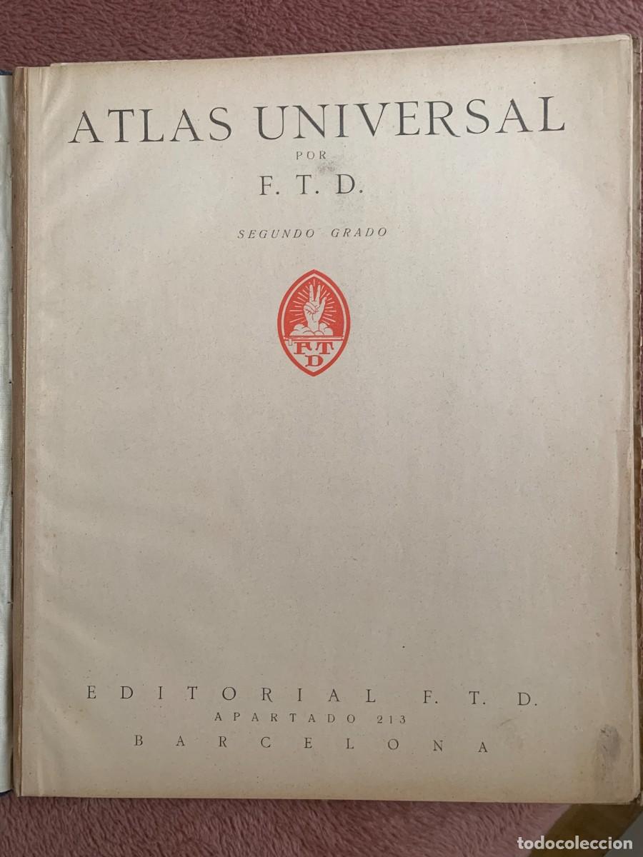 Libros de segunda mano: Atlas Universal (1924) - Foto 2