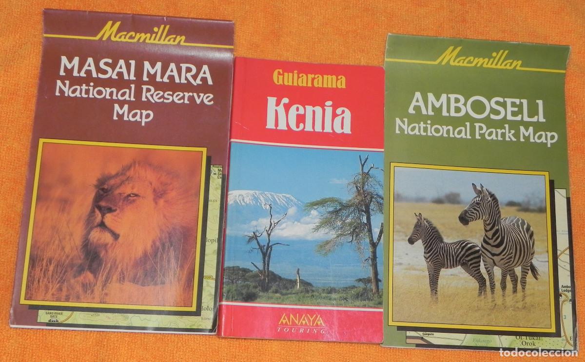 Libros de segunda mano: Gu&iacute;a de Kenia (En Espa&ntilde;ol) + National Park Map Amboseli + National Reserve Map Masai Mara - Ver mas.