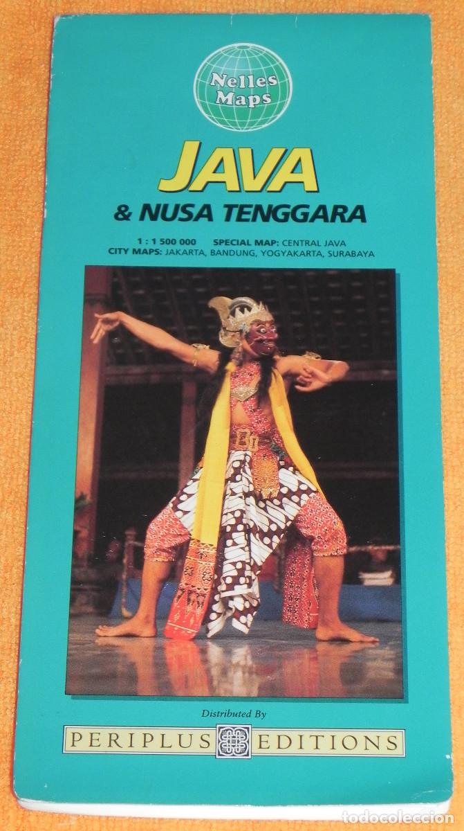 Libros de segunda mano: Mapa de Java & Nusa Tenggara - Nelles Maps - Periplus Editions - Ver otra foto.