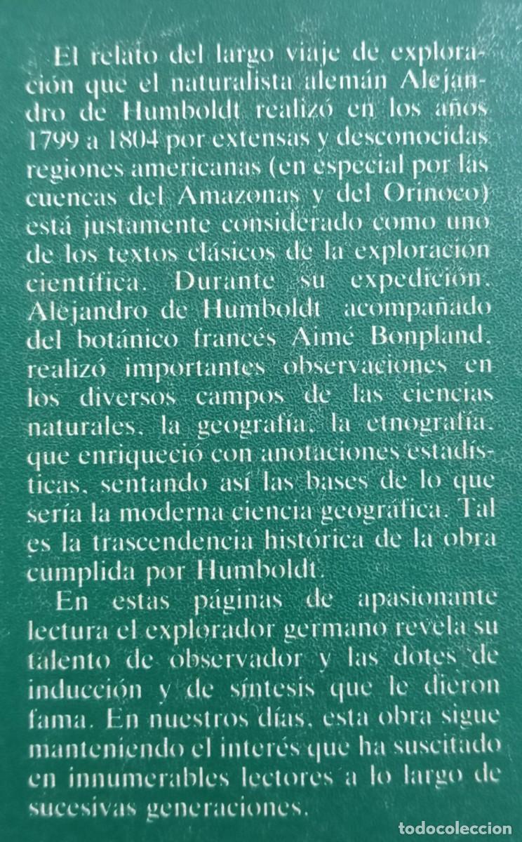 Libros de segunda mano: DEL ORINOCO AL AMAZONAS - ALEJANDRO DE HUMBOLDT - Foto 2