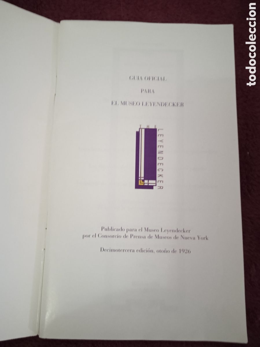 Libri di seconda mano: GUIA OFICIAL MUSEO LEYENDECKER