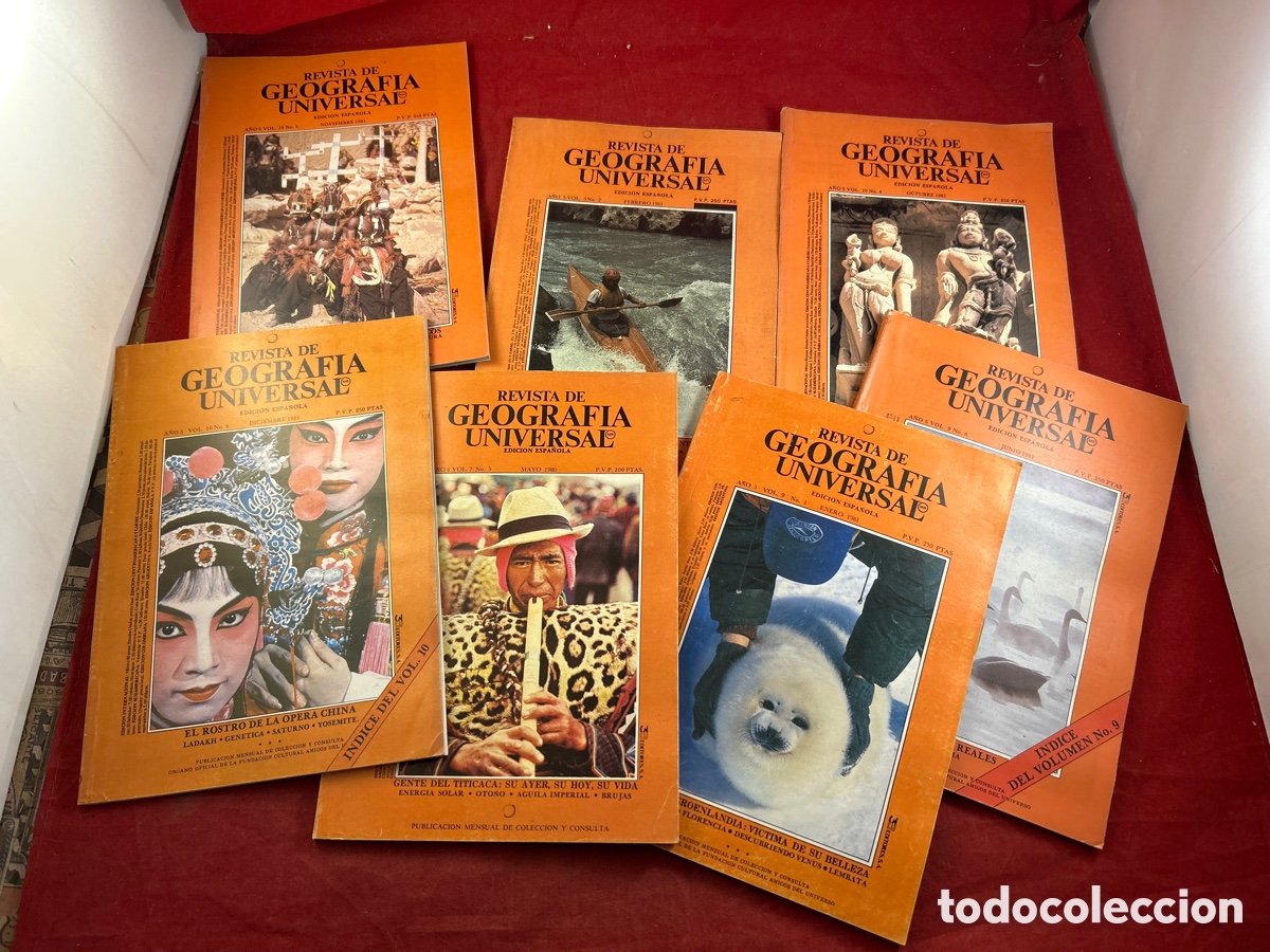 Libri di seconda mano: REVISTAS DE GEOGRAF&Iacute;A UNIVERSAL 1981