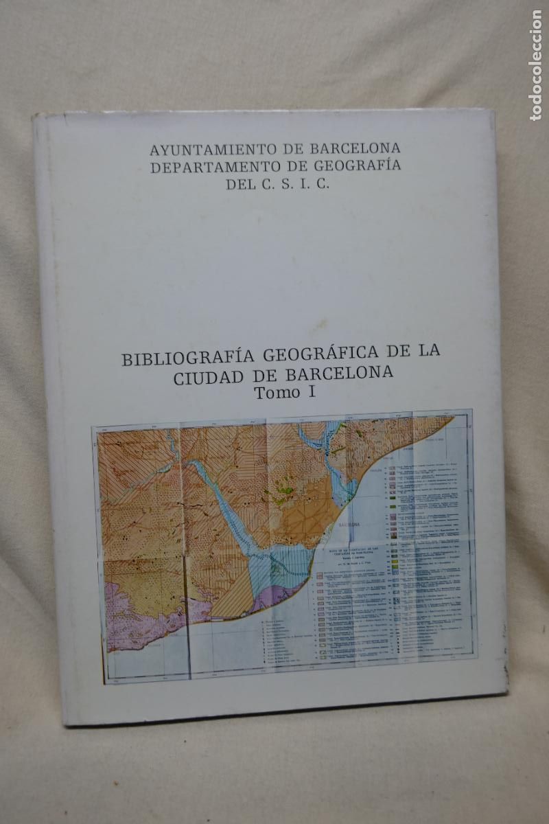 Libros de segunda mano: BIBLIOGRAFIA GEOGRAFICA DE LA CIUDAD DE BARCELONA (TOMO I)