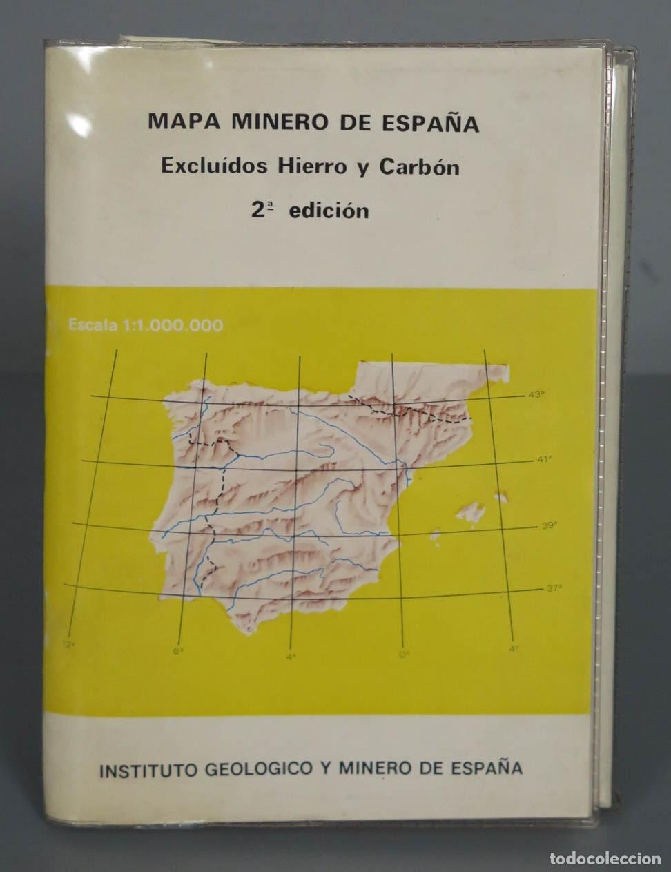 Libri di seconda mano: MAPA MINERO DE ESPA&Ntilde;A Excluidos Hierro y Carb&oacute;n 2 edici&oacute;n