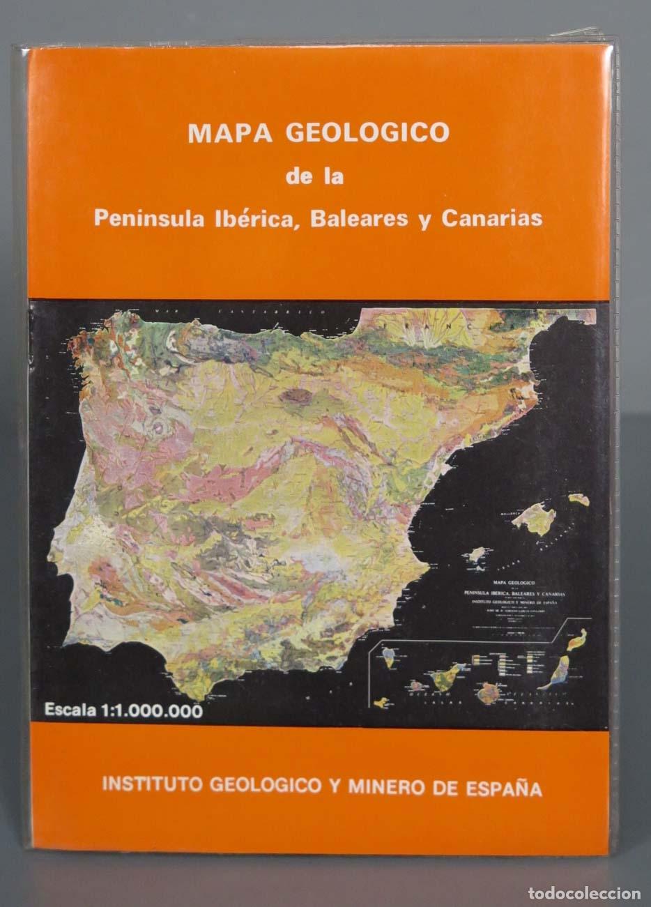 Libri di seconda mano: MAPA GEOLOGICO de la Peninsula Ib&eacute;rica, Baleares y Canarias