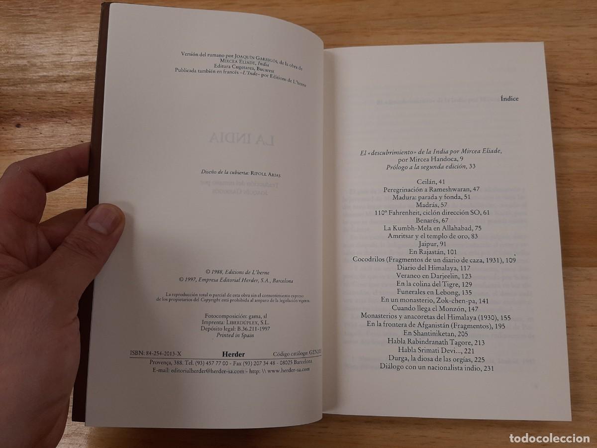 Libros de segunda mano: La India - Mircea Eliade - Foto 4