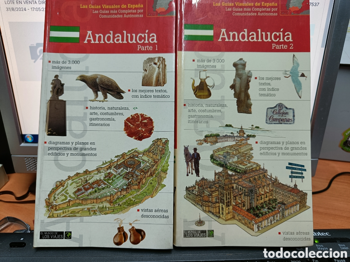 Libri di seconda mano: LAS GU&Iacute;AS VISUALES DE ESPA&Ntilde;A NS&ordm; 1-2 ANDALUC&Iacute;A.