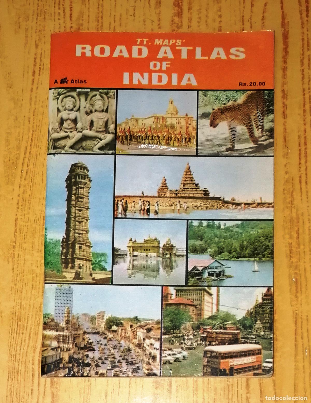 Gebrauchte B&uuml;cher: TT. MAPS' ROAD ATLAS OF INDIA / Edited by S. Muthiah & R.P. Arya. - 2&ordf; ed. - Chromepet, Madras, 1988