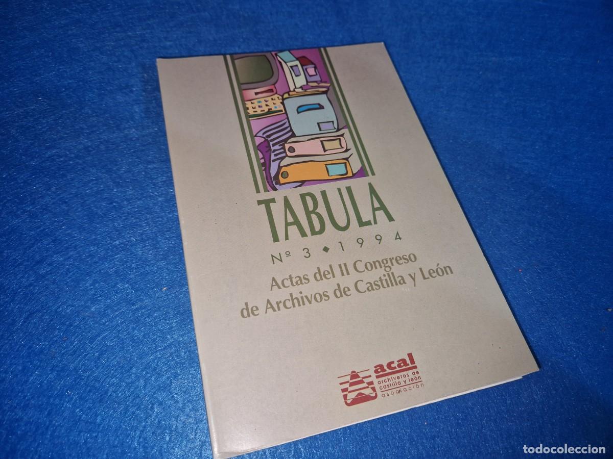 Libros de segunda mano: tabula actas del II congreso de archivos de castilla y leon