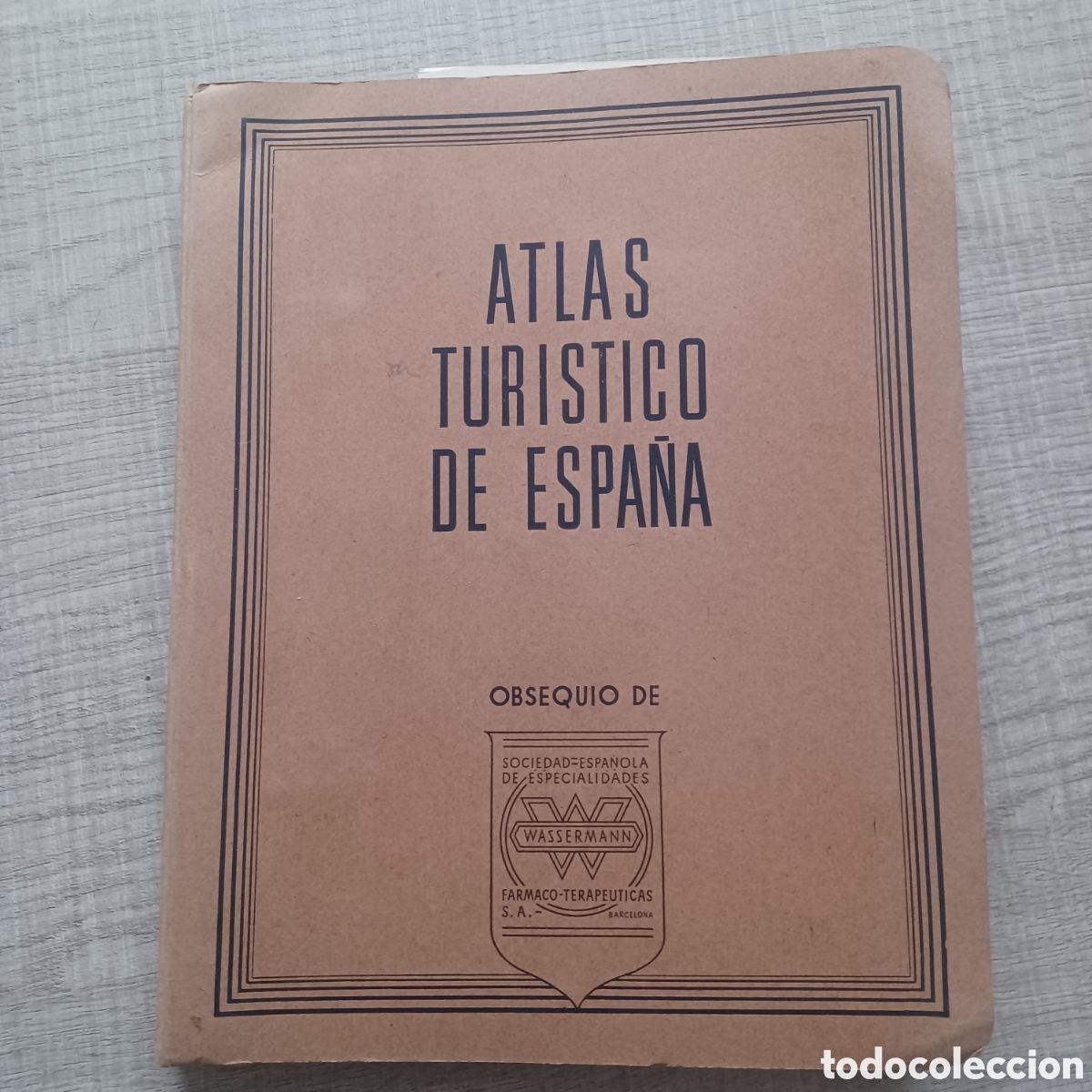 Libros de segunda mano: ATLAS TURISTICO DE CARRETERAS ESPA&Ntilde;OL -19 MAPAS CARTULINA A TODO COLOR- A&Ntilde;OS 60