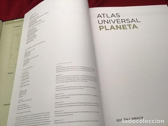 Libros de segunda mano: ATLAS UNIVERSAL PLANETA. EDICI&Oacute;N COMPACTA - Foto 5
