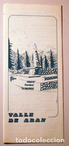 Libros de segunda mano: VALLE DE ARAN - 1979 - Desplegable con mapa - Foto 1