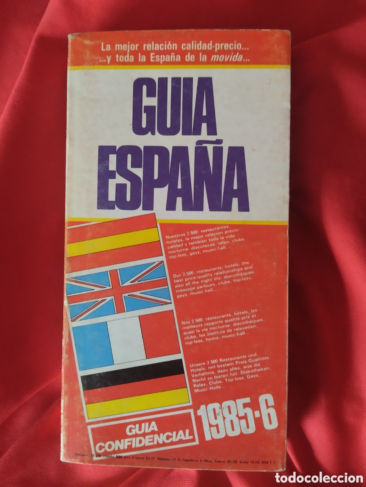 Livros em segunda m&atilde;o: GUIA ESPA&Ntilde;A 1985+6. GUIA CONFIDENCIAL. Editado por SELTRAC Barcelona