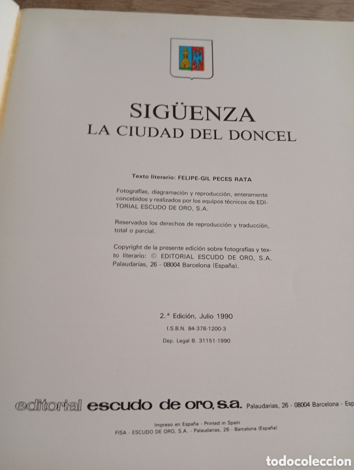 Libros de segunda mano: Sig&uuml;enza. la Ciudad del doncel. - Foto 2
