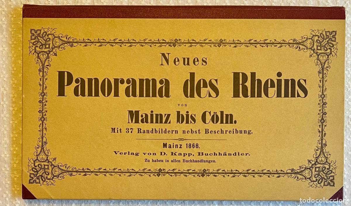 Libros de segunda mano: Bello ejemplar de Neues Panorama des Rheins von Mainz bis C&ouml;ln. Mainz 1868. Edici&oacute;n de Kalle c. 1980