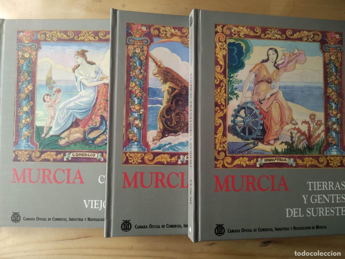Libros de segunda mano: El Reino de Murcia hoy. 3 tomos. Tomo 1. Tierras y gentes del Sureste. Tomo 2. Cr&oacute;nica de un viejo R