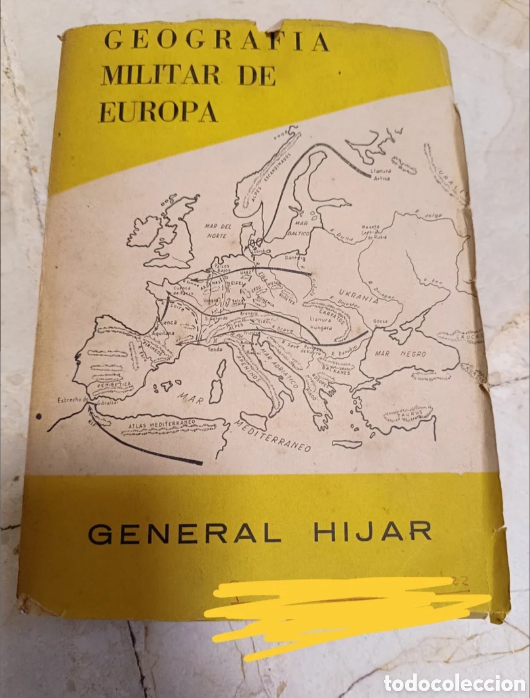 Libri di seconda mano: Geograf&iacute;a Militar de Europa Hijar 1962