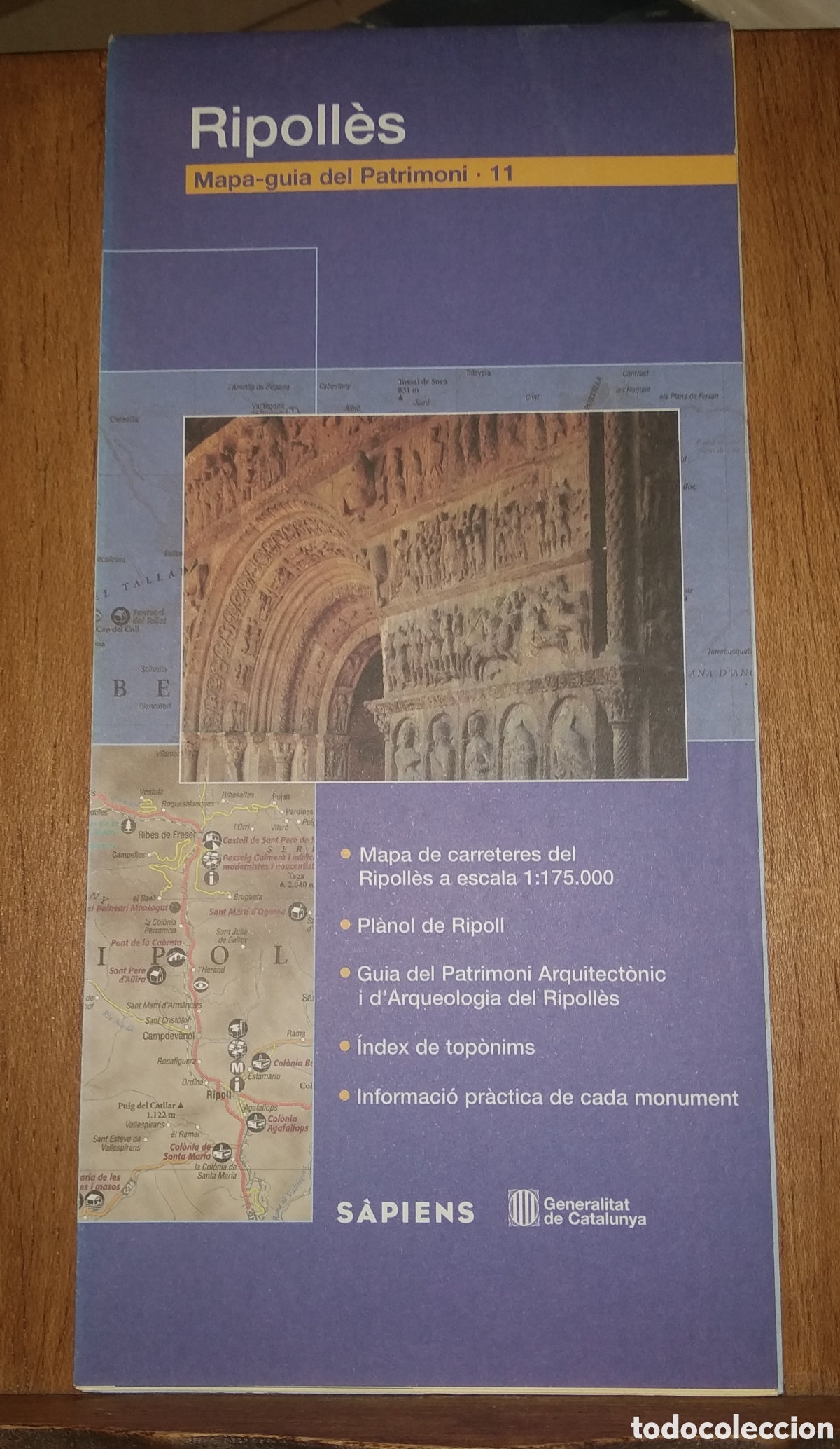 Mapa guia de la comarca del Ripoll&egrave;s