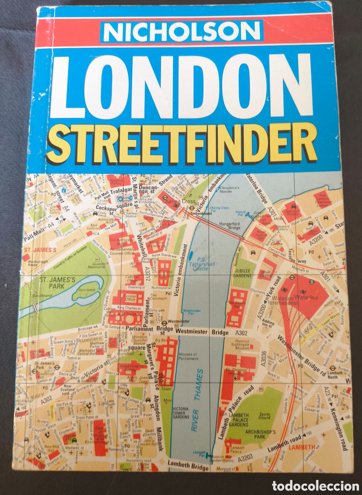 Libros de segunda mano: Nicholson London Streetfinder - Gu&iacute;a de Calles de Londres (1998) - Mapas y Plano