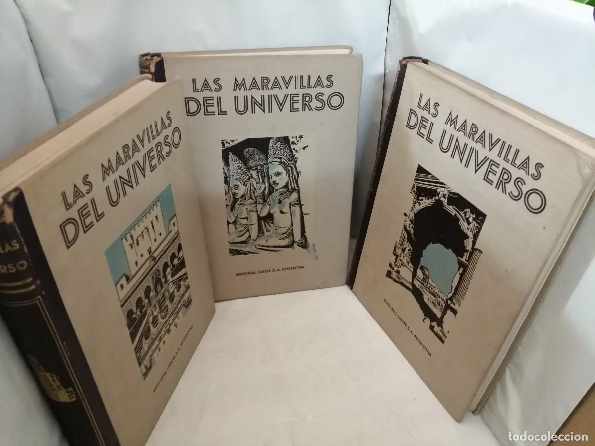 Second hand books: Maravillas del Universo, Tomos I, II y III (Obra completa en 3 tomos tapa dura, Argentina 1945)