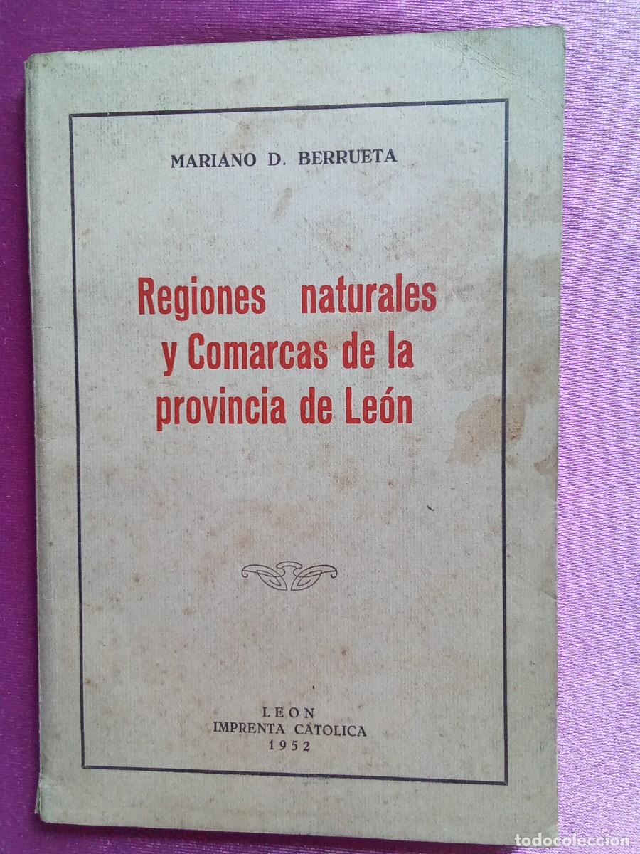 Libros de segunda mano: REGIONES NATURALES Y COMARCAS DE LEON 1952. E/2/2/4 - Foto 1