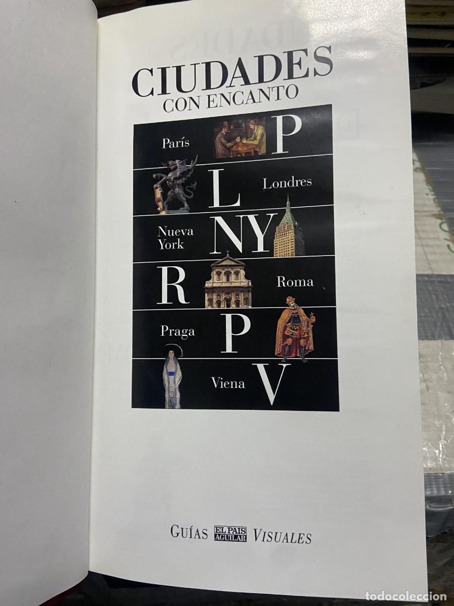 Libros de segunda mano: LIBRO CIUDADES CON ENCANTO GUIAS VISUALES EL PAIS AGUILAR