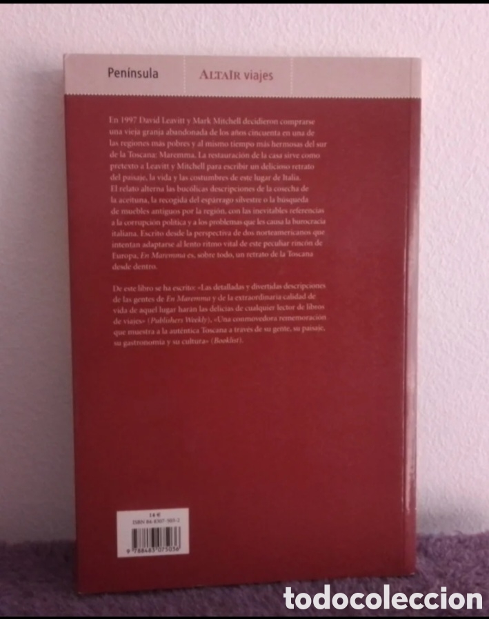 Libros de segunda mano: David leavitt - M mitchell / En maremma - Foto 2