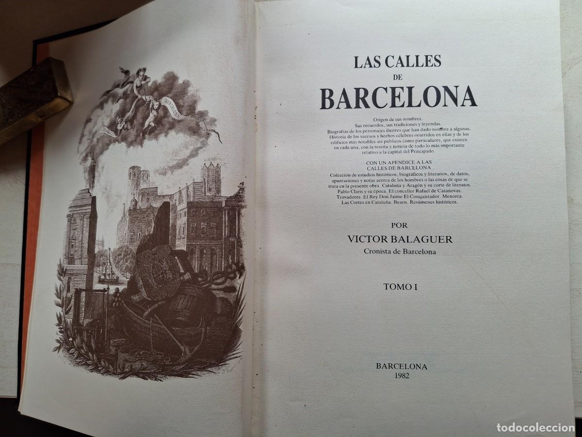 Libros de segunda mano: Las calles de Barcelona - Foto 4