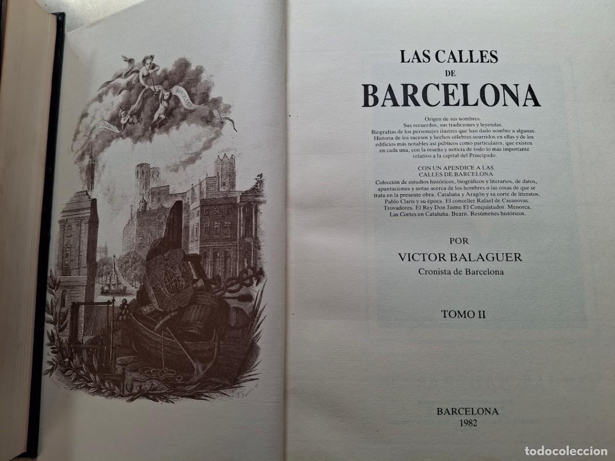 Libros de segunda mano: Las calles de Barcelona - Foto 5