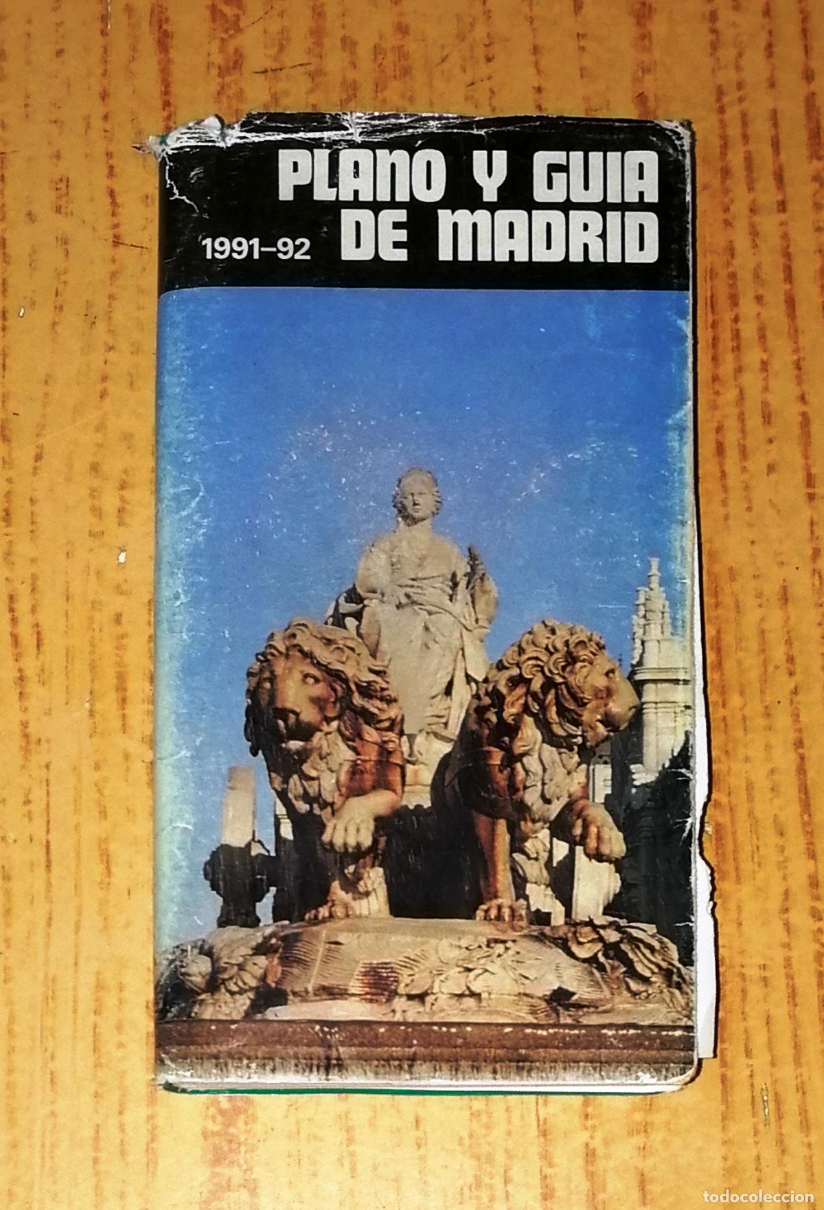 Libri di seconda mano: PLANO Y GU&Iacute;A DE MADRID 1991-92. - Neguri Editorial, D.L. 1991