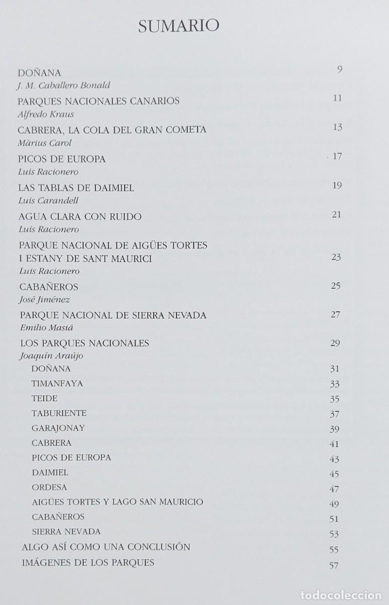 Libros de segunda mano: Parques Nacionales de Espa&ntilde;a - Foto 3